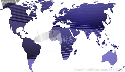 Image of Map of the world illustration