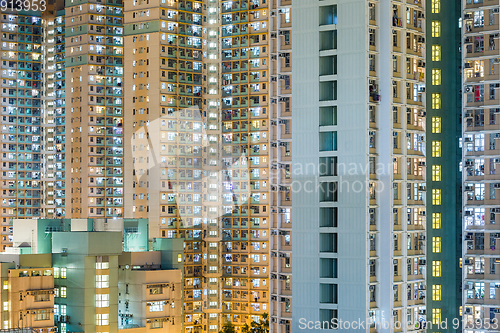 Image of Exterior of building at night