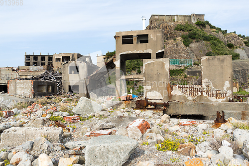 Image of Battleship Island in Nagasaki city