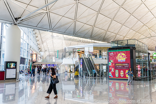 Image of Hong Kong international airport, Hong Kong, September 2016 -:Hon