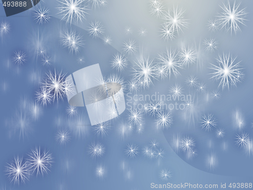 Image of Falling snowflakes