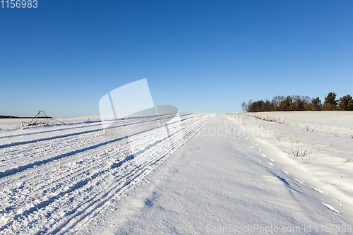 Image of Road under the snow