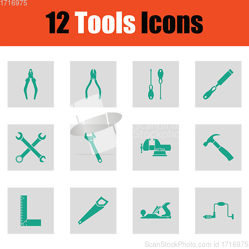 Image of Tools icon set