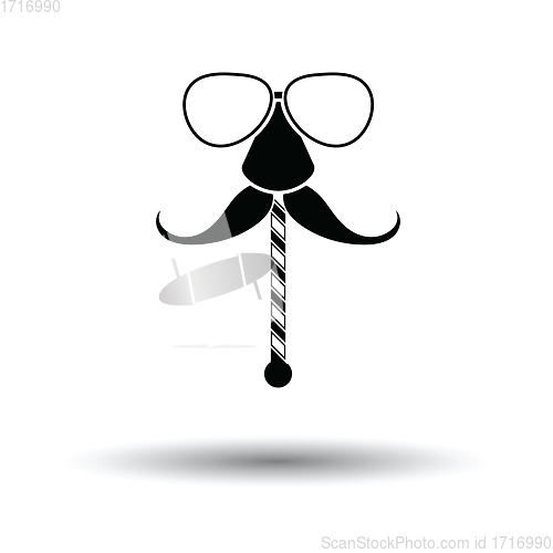 Image of Glasses and mustache icon