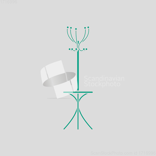 Image of Office coat stand icon
