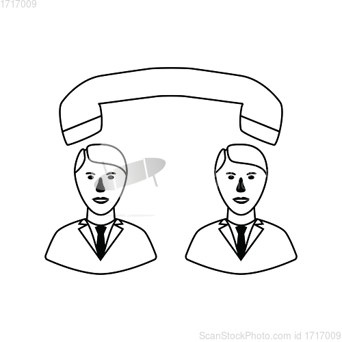 Image of Icon of Telephone conversation