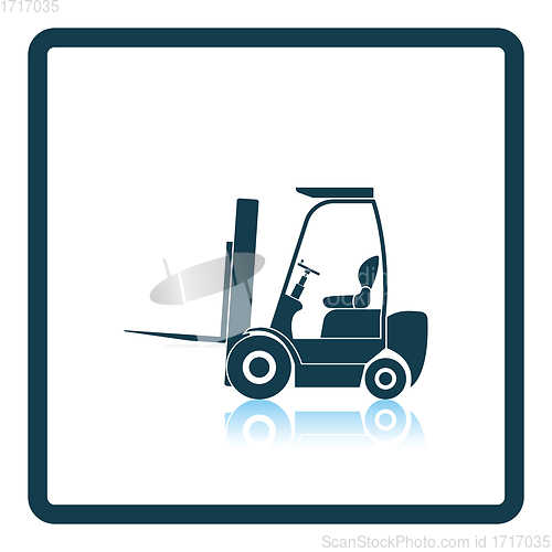 Image of Warehouse forklift icon