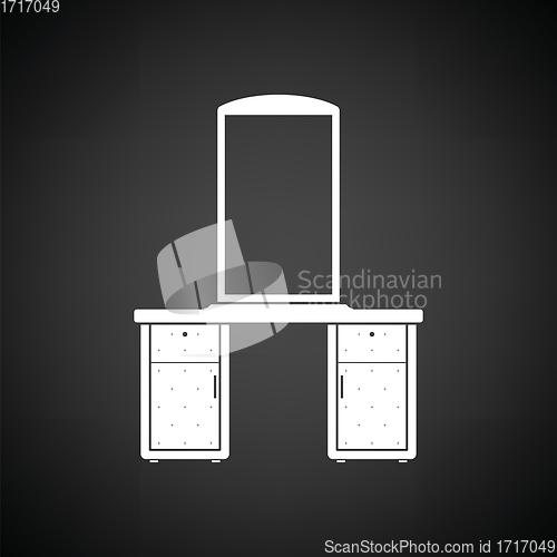Image of Dresser with mirror icon