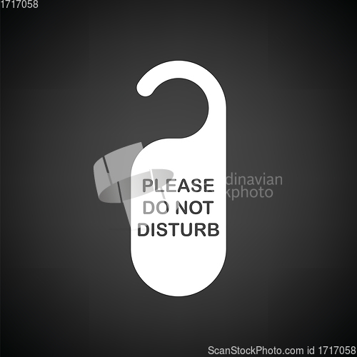 Image of Don\'t disturb tag icon