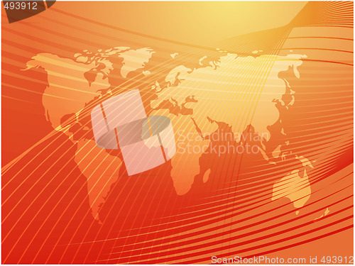 Image of Map of the world illustration