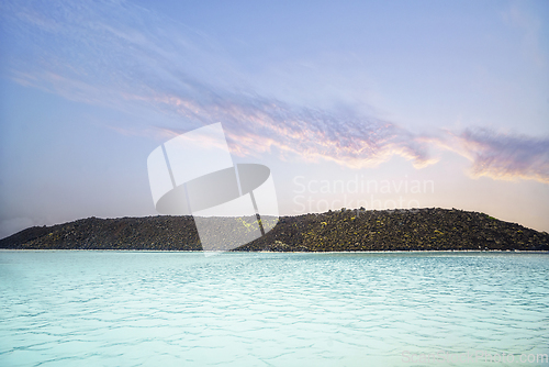 Image of Blue lagoon with turquoise water