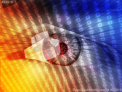 Image of Electronic eye illustration