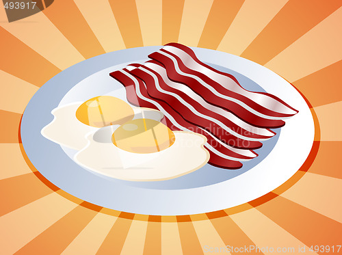 Image of Bacon and eggs