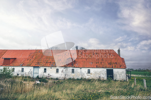 Image of Old barn made of stone