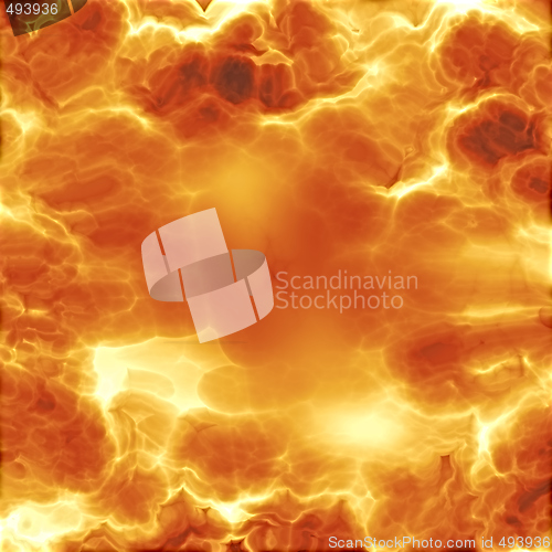Image of Fiery explosion