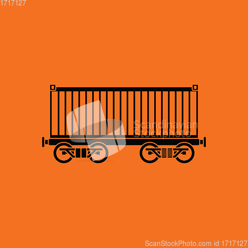 Image of Railway cargo container icon