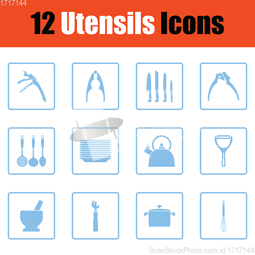 Image of Utensils icon set