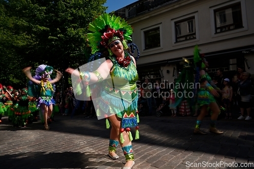 Image of Helsinki, Finland – June 11, 2022: traditional summer Helsinki