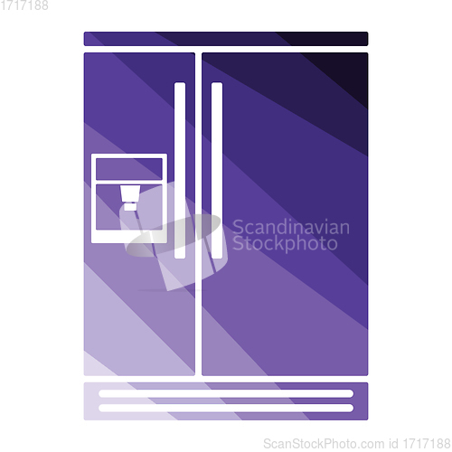 Image of Wide refrigerator icon