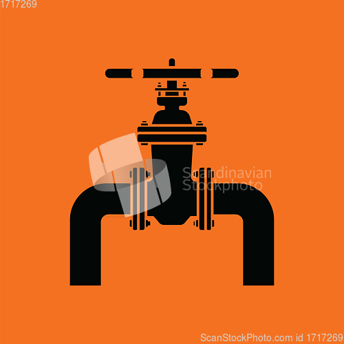 Image of Icon of Pipe with valve