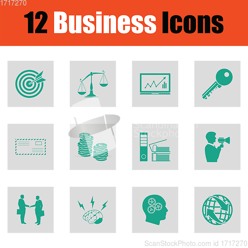 Image of Business icon set