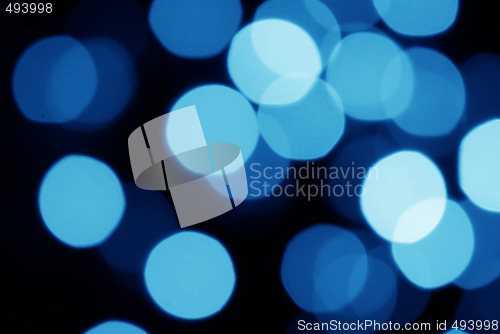 Image of Abstract background of holiday lights