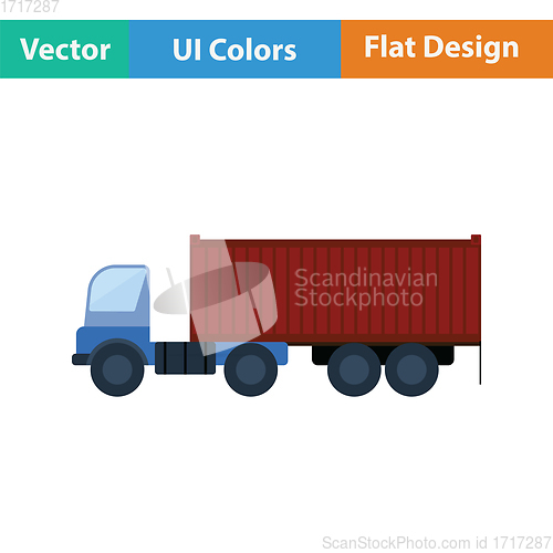 Image of Container truck icon