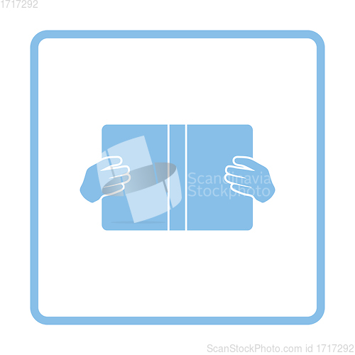 Image of Boy reading book icon