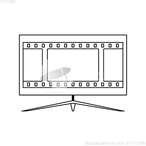 Image of Cinema TV screen icon