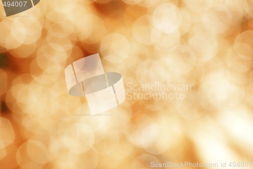Image of Abstract background of holiday lights