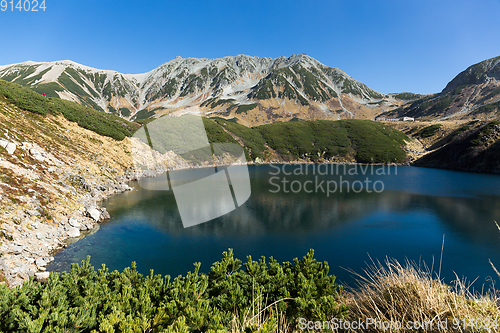 Image of Beautiful lake in Tateyama