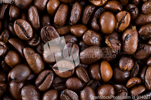 Image of Roasted Brown coffee bean