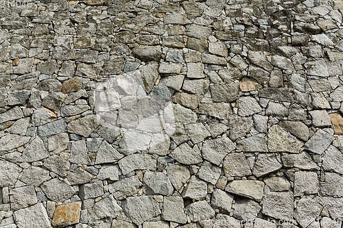 Image of Old stone wall texture