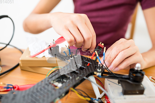 Image of Making of drone at home