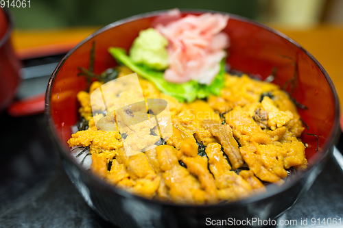 Image of Sea Urchin on rice