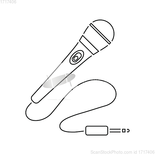 Image of Karaoke microphone  icon