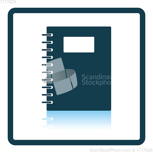 Image of Exercise book with pen icon