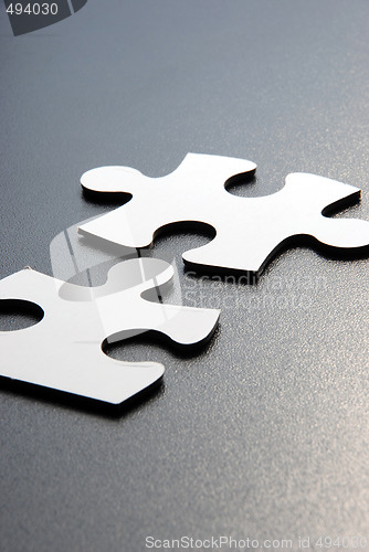 Image of Close up shot of puzzle pieces 