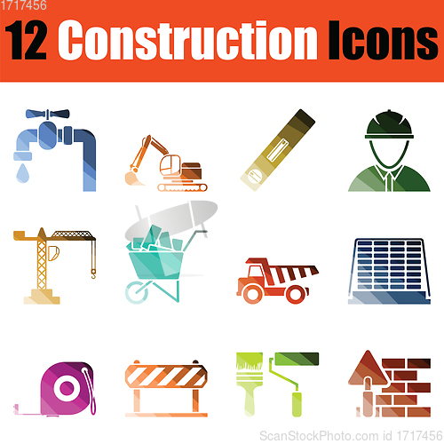 Image of Construction icon set