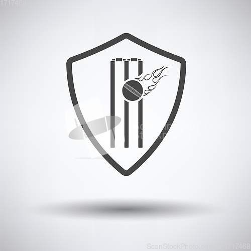 Image of Cricket shield emblem icon