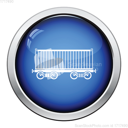 Image of Railway cargo container icon