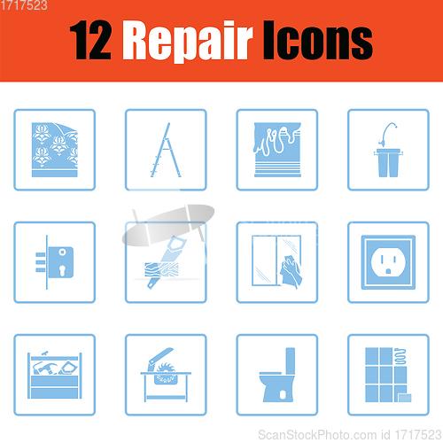 Image of Set of repair icons