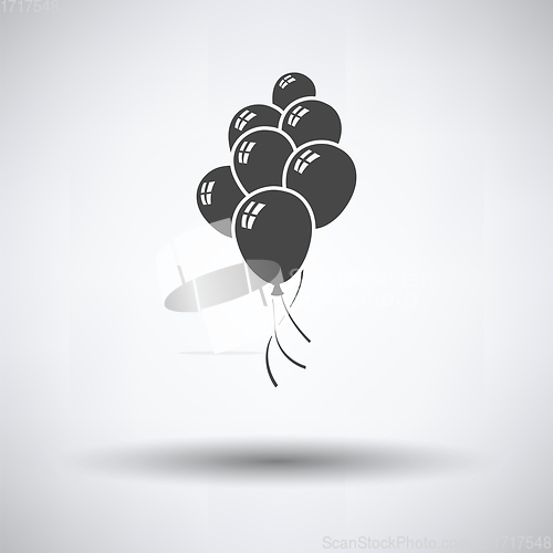 Image of Party balloons and stars icon