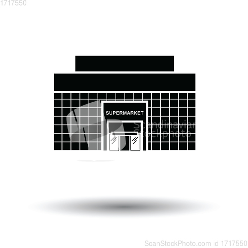 Image of Supermarket building icon