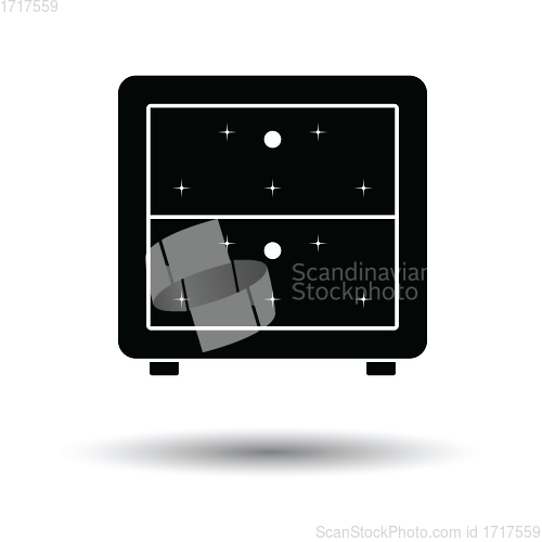 Image of Bedroom nightstand icon