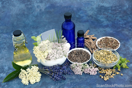 Image of  Essential Oil Preparation for Natural Tranquilizing Drugs