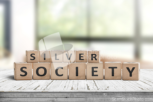 Image of The megatrend Silver Society sign