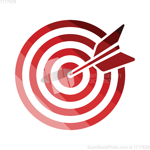 Image of Target with dart in bulleye icon