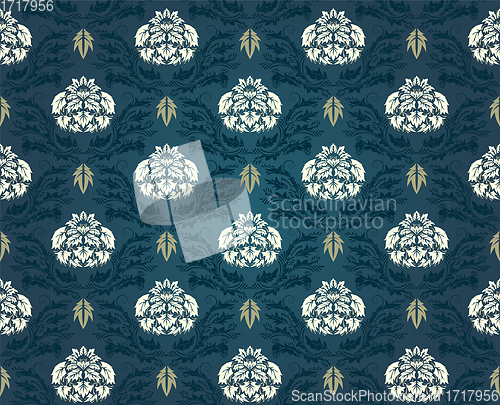 Image of Damask Seamless Pattern