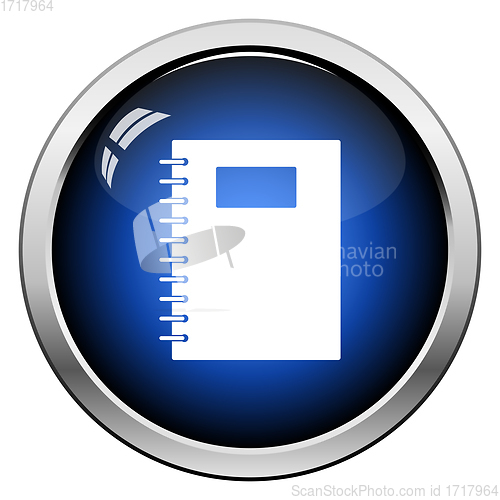Image of Exercise Book With Pen Icon